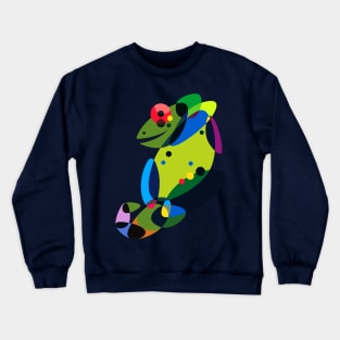 Dotted Chameleon Crewneck Sweatshirt